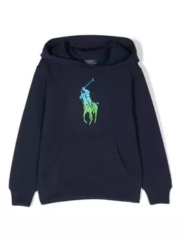 Ralph Lauren худи с логотипом, синий