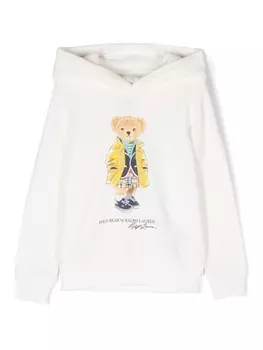 Ralph Lauren худи с принтом, белый