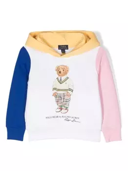 Ralph Lauren худи с принтом Polo Bear, белый