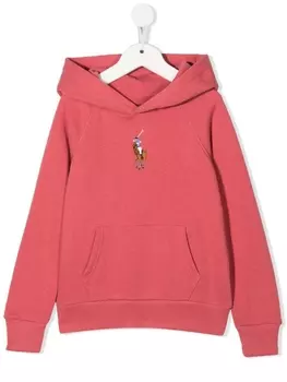 Ralph Lauren худи с узором Big Pony, розовый