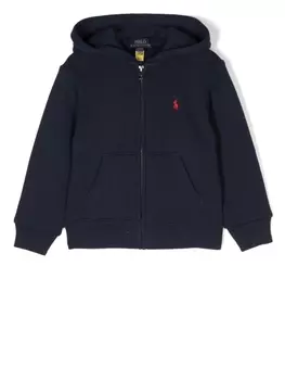 Ralph Lauren худи с вышитым логотипом, синий