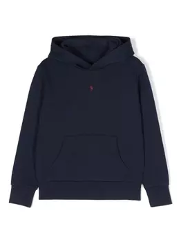 Ralph Lauren худи с вышитым логотипом, синий