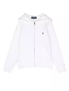 Ralph Lauren худи с вышивкой, белый