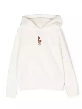 Ralph Lauren худи с вышивкой, белый