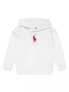 Ralph Lauren худи с вышивкой Polo Pony, белый