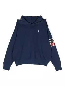 Ralph Lauren худи с вышивкой Polo Pony, синий