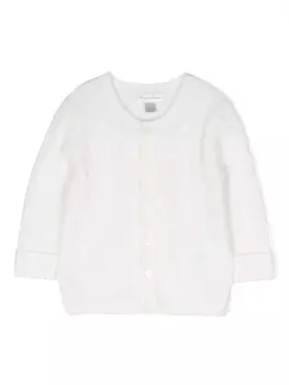 Ralph Lauren кардиган фактурной вязки на пуговицах, белый