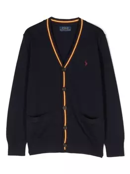 Ralph Lauren кардиган с логотипом Polo Pony, синий