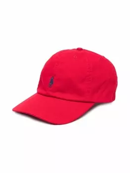 Ralph Lauren кепка с вышитым логотипом, красный