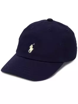 Ralph Lauren кепка с вышитым логотипом, синий
