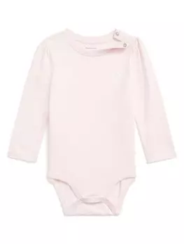 Ralph Lauren Kids боди с вышивкой Polo Pony, розовый