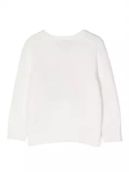 Ralph Lauren Kids джемпер с узором, белый