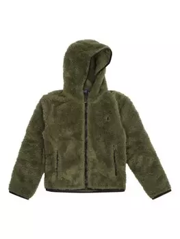 Ralph Lauren Kids флисовая куртка, зеленый