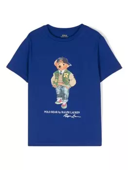 Ralph Lauren Kids футболка Polo Bear, синий