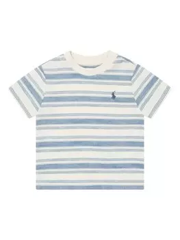 Ralph Lauren Kids футболка в полоску, синий