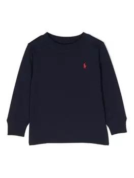 Ralph Lauren Kids хлопковая толстовка Polo Pony, синий