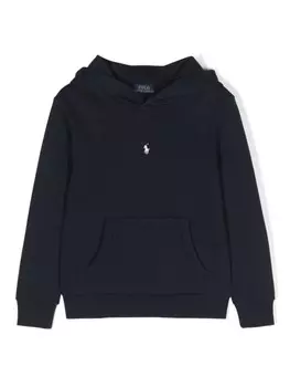Ralph Lauren Kids худи с логотипом Polo Pony, синий