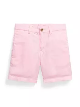 Ralph Lauren Kids льняные шорты, розовый