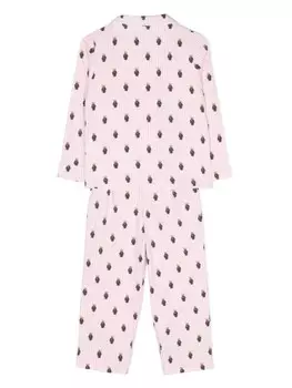 Ralph Lauren Kids пижама Polo Bear, розовый