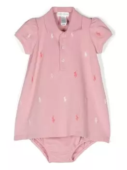 Ralph Lauren Kids платье Polo Pony, розовый