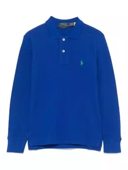 Ralph Lauren Kids рубашка поло из ткани пике, синий