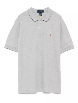 Ralph Lauren Kids рубашка поло Polo Pony, серый