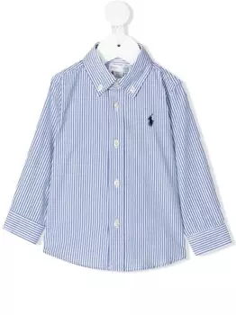 Ralph Lauren Kids рубашка Polo Pony из хлопка, синий