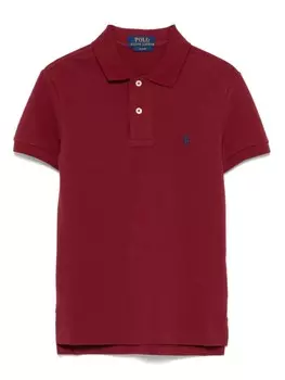 Ralph Lauren Kids рубашка поло с мотивом Polo Pony, красный