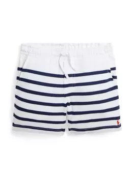 Ralph Lauren Kids шорты в полоску, белый