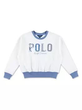 Ralph Lauren Kids толстовка с логотипом, белый