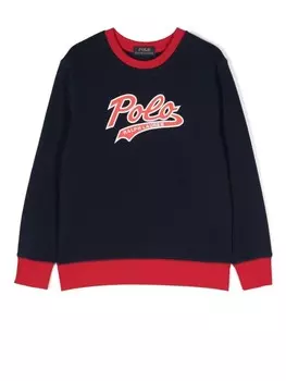 Ralph Lauren Kids толстовка с логотипом, синий