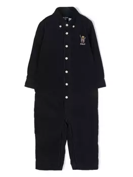 Ralph Lauren комбинезон с нашивкой-логотипом, синий
