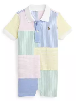 Ralph Lauren комбинезон в технике пэчворк, синий