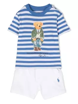 Ralph Lauren комплект Polo Bear с шортами, белый