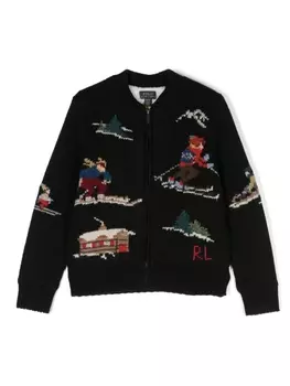 Ralph Lauren куртка на молнии, черный
