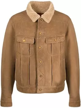 Ralph Lauren куртка Roarke с мехом, нейтральный цвет