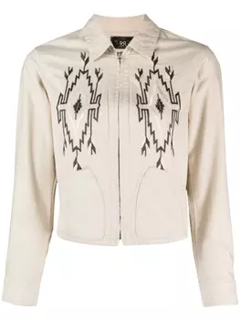 Ralph Lauren куртка с вышивкой, нейтральный цвет