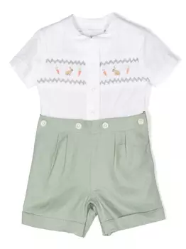 Ralph Lauren льняной комплект из топа и шортов, белый