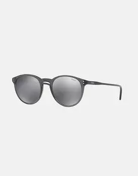 Ralph Lauren - Ph4110 Phantos - солнцезащитные очки черного цвета с блестящими кристаллами и серыми зеркальными линзами