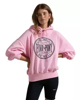 Ralph Lauren Pink Pony Live Well Be Well Худи Ralph Lauren, розовый