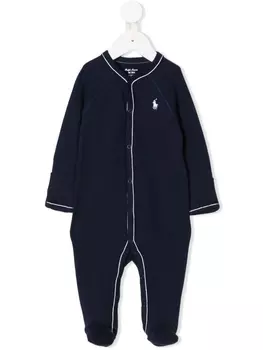 Ralph Lauren пижама с вышивкой логотипа, синий