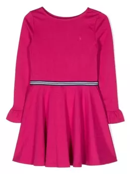 Ralph Lauren платье А-силуэта с логотипом Polo Pony, розовый