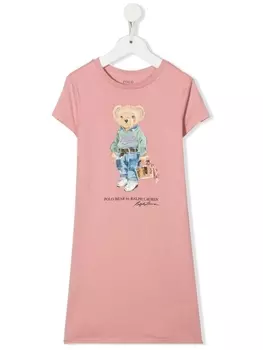 Ralph Lauren платье Polo Bear, розовый