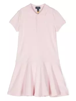 Ralph Lauren платье с логотипом Polo Pony, розовый