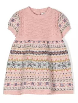 Ralph Lauren платье с узором фэр-айл, розовый
