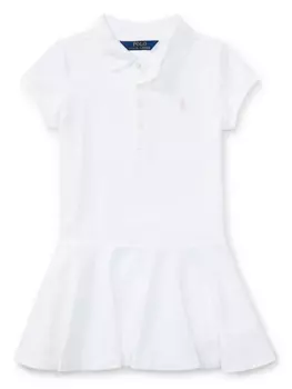 Ralph Lauren платье с воротником поло, белый