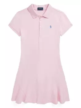 Ralph Lauren платье с воротником поло, розовый