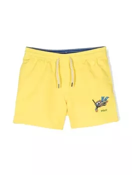 Ralph Lauren плавки-шорты Polo Bear, желтый