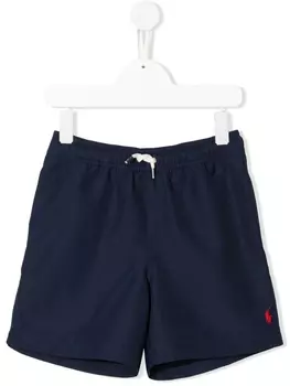 Ralph Lauren плавки-шорты с логотипом, синий