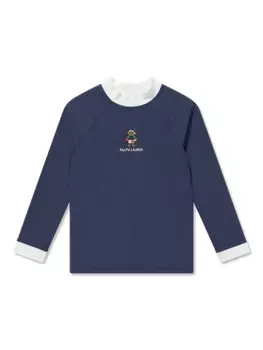 Ralph Lauren Polo Bear swim long-sleeve T-shirt, синий